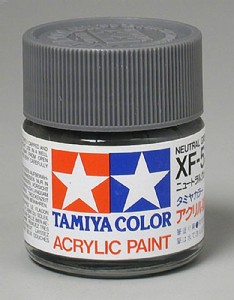 TAMIYA 壓克力系水性漆 23ml 自然灰色 XF-